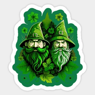 Gnomes St. Patrick's Day Sticker